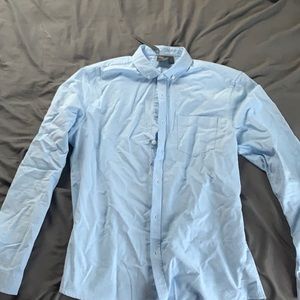 ASOS casual blue slim fit Oxford